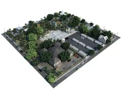Part Of City 3D model