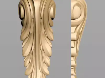 Carved Decor 3D model