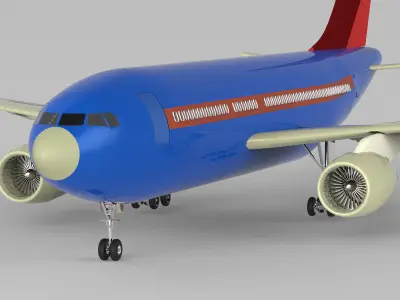 Aeroplan boeing 3D model