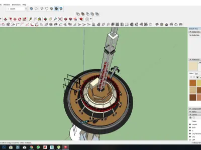 Stratosphere Casino Sketchup 3d Model 3D model