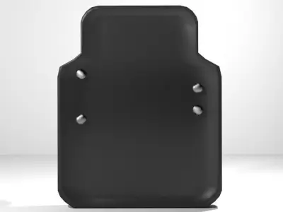 Personal Armor Shield - Small Ballistic Shield 3D model