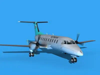 Embraer EMB120 Network 3D model