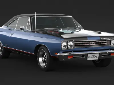 1969 Plymouth GTX 3D model