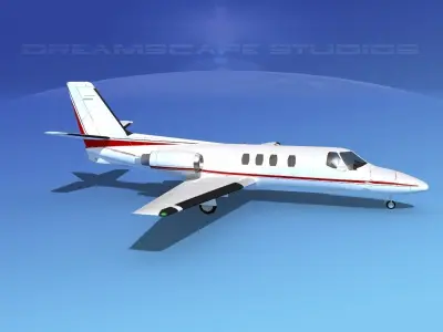 Cessna 500 Citation I V01 3D model