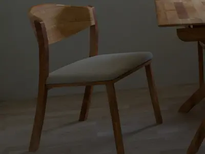 Dining Set B2C Villa 3D model