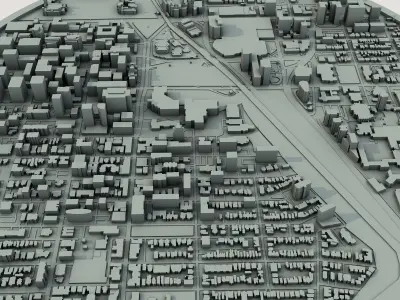 Ottawa City Canada 3D print model