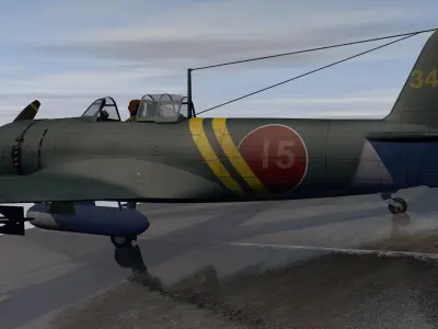 Kawanishi N1K2-J Shiden Kai - George 3D model