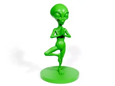 Yoga Alien 3D print model