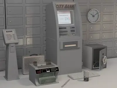 Bank Accessories 3D model