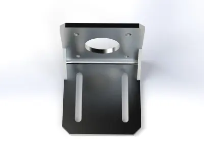 Stepper motor holder NEMA 17 3D model