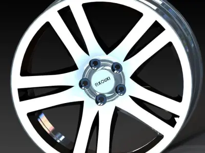 Car WHEEL Free 3D model
