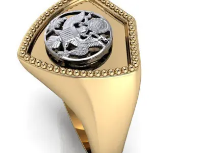 Presidential Signet Ring 3D print model