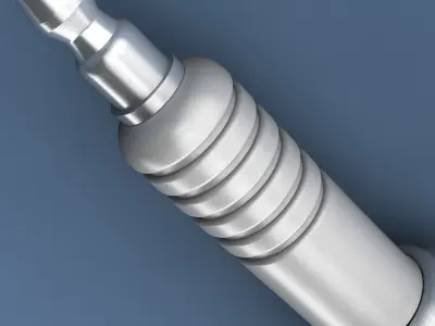 Realistic Spark plug 3D model