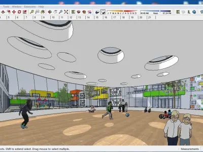 Sketchup Kindergarten A7 3D model