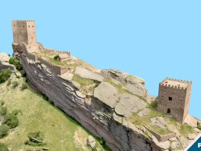 Game of Thrones Tower of Joy Castle - High Poly 3D model