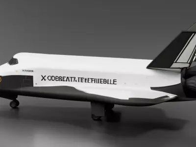 X 37B Orbital Test Vehicle 3D print model