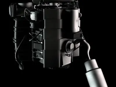 Car Engine 2 3D model