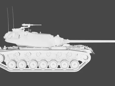M103 US Heavy Tank 3D model
