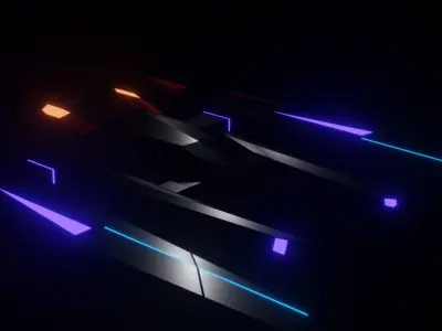 Vessel of Vargus Aircraft MK 1 Low-poly 3D model