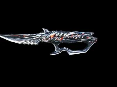 Desert Eagle Born Beast Free 3D model