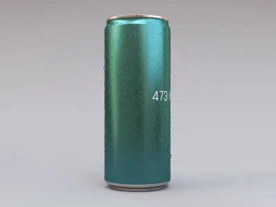 Can 473ml Drop 3D model