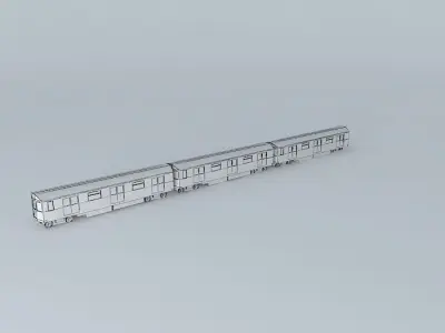 Train,Subway car Free 3D model
