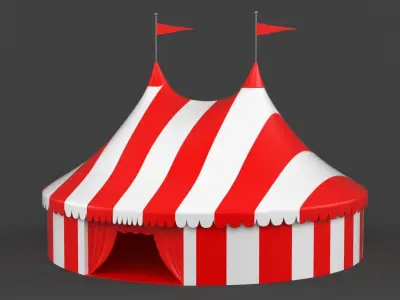Circus Tent Free 3D model