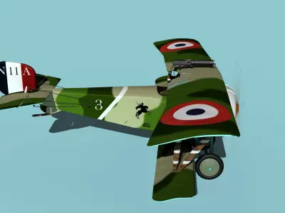 Nieuport 11 VHP V13 3D model