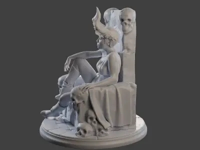Dark Queen DQ1 001 3D print model