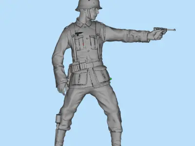 German soldiers 3D print model