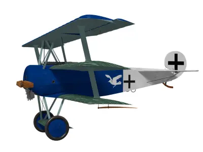 Fokker Dr I 3D model
