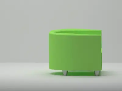 Modern Armchair Free 3D model shop