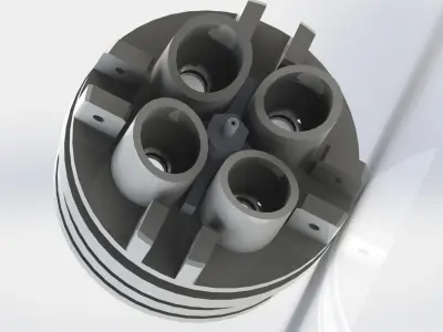 MK 40 nozzle Free 3D model