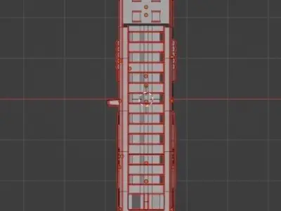 Boltgun gun from warhammer universe Low-poly 3D model