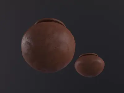 Medieval Cooking Pots 3D Model Low-poly 3D model