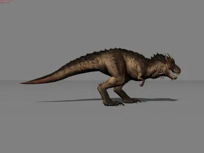 Tyrannosaurs Animal Low-poly 3D model