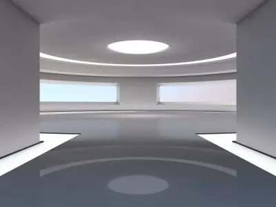 Empty Modern Room 3D model