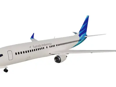 Boeing 737-800 Garuda Indonesia  3D model