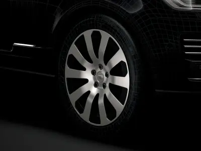 Range Rover Sentinel 2020 wheel 3D model