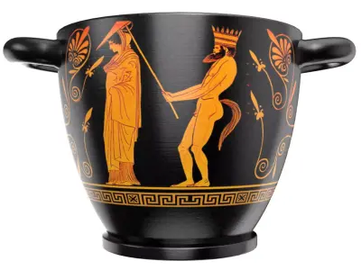 Skyphos - Ancient Greek Pottery 3D model