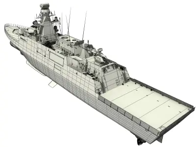 HETMAN IVAN MAZEPA UKRAINIAN CORVETTE 3D model