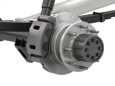 DUALLY AXLE AND DRIVESHAFT 3D model