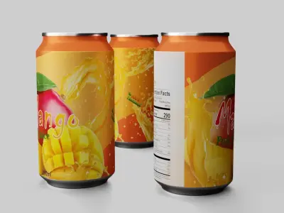 Fruit energy drink 3D model