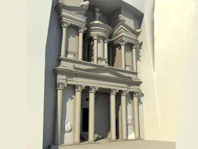 Architecture Petra 3D Model 3D model