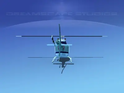 Bell OH-58B Royal Thai Air Force 3D model