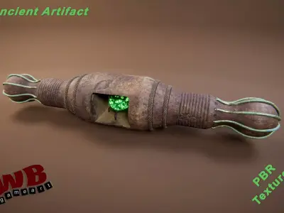 Ancient Artifact Low-poly 3D model