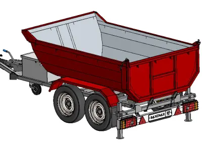 Tipper Trailer 3D model