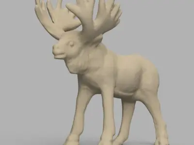 renne christmas 3D print model