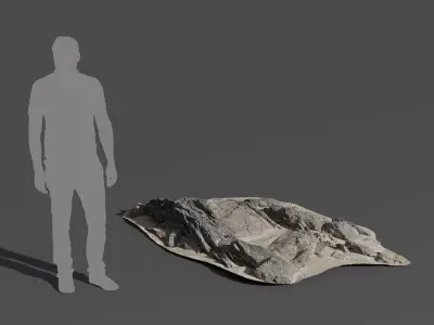  Medium Stepped Beach Rock Model 