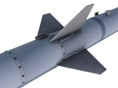 AIM 120 AMRAAM 3D model